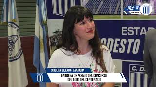 Carolina Biolato  Ganadora del Concurso del Logotipo del Centenario [upl. by Hudgens]