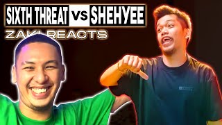 𝐙𝐚𝐤𝐢 𝐑𝐞𝐚𝐜𝐭𝐬  Sixth Threat vs Shehyee  Kay Shehyee yun  MATIRA MAYAMAN SEMIFINALS [upl. by Orgalim]