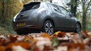 Real World Road Test  Nissan Leaf Electric Car [upl. by Idnar]