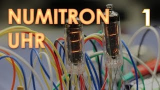 Numitron Geekwatch DIY Armbanduhr  Teil 1  IV9 LED VFD Nixie amp Co [upl. by Eilak]