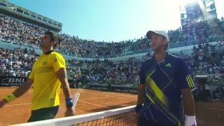 Verdasco Edges Djokovic In 2010 Rome Classic Moment [upl. by Fira470]