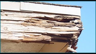 Repairing Rotten Fascia On A House  THE HANDYMAN [upl. by Lokkin]