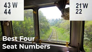 Best Four Seat Numbers of Observation Saloon in Badulla Train in Sri Lanka [upl. by Akenna]