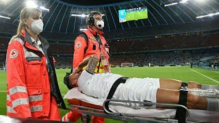 Spinazzola injury vs Belgium [upl. by Lothario754]