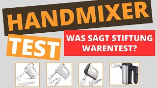 Bester Handmixer Stiftung Warentest Bewertungen [upl. by Attalanta]