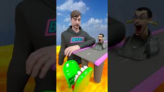 OHIO MrBeast  Baby TV amp Skibidi Man Jumping over Open Bridge into a Gigantic Toilet shorts [upl. by Standford545]