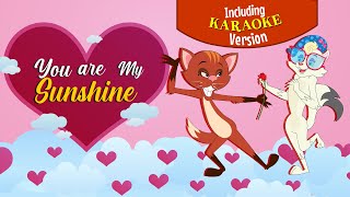 Song For Kids You Are My Sunshine Karaoke Version  Learn English by singing [upl. by Elyac]