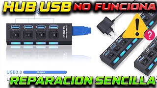 🤦‍♂️🤦‍♂️✅ HUB USB CONCENTRADORES USB barato de AliExpress no funciona no reconocido por el ordenador [upl. by Juliana]