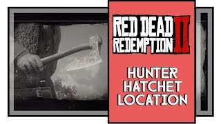 Red Dead Redemption 2 Hunter Hatchet Location [upl. by Airol]