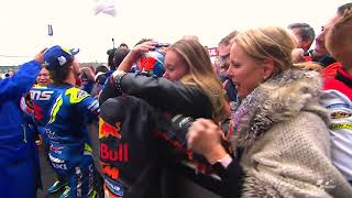 BestBikeMoment MotoGP Valencia GP Moment C  Pol Espargaro takes his and KTMs first MotoGP Podium [upl. by Ycnej]