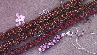 Learn the Basics of the Crystal Netted Rope Stitch  A Beginner Beading Tutorial by Aura Crystals [upl. by Dinsmore533]