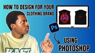 Making a design for my clothing brand in Photoshop Stepbystep Tutorial amp Tips [upl. by Nnyled]