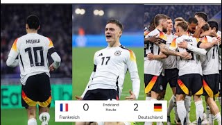 France vs Germany 02 amp highlights Goals amp 23032024 amp Friendly match [upl. by Arata]