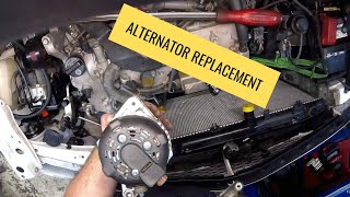 Toyota Camry Alternator replacement the EASY WAY [upl. by Abigael]