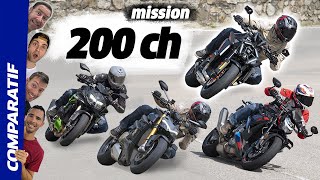 COMPARO16  KTM 1390 Super Duke R BMW M1000 R Ducati Street Fighter V4 Kawasaki Z H2 [upl. by Apoor]