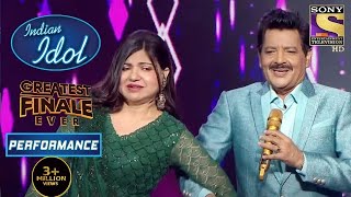 Alka जी और Udit जी का दिलचस्प Performance  Indian Idol Season 12  Greatest Finale [upl. by Arocet]