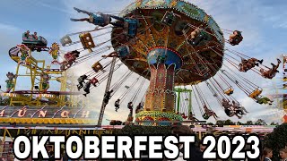 OKTOBERFEST 2023 in MUNICH GERMANY ✨ Crazy Fun Rides [upl. by Priest]