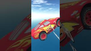 Lightning McQueen Cars vs stuntsbeamngdrive mcqueencrash mcqueens [upl. by Granville377]