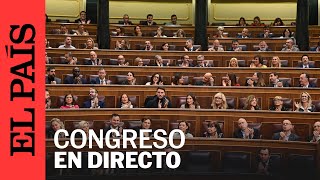 DIRECTO  El Congreso debate las medidas urgentes de respuesta ante la dana  EL PAÍS [upl. by Noved]