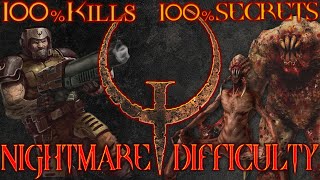 QUAKE  Full Game Walkthrough 【No Deaths】 100 SECRETS  KILLS [upl. by Malloy]