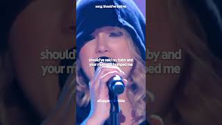 Taylor Swift lyrics i HORRIBLY misheard P8  taylorswift shorts music swiftie reccommend fyp [upl. by Oleic979]