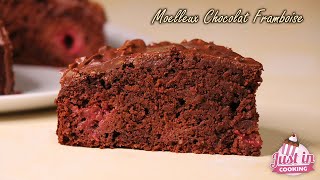 Recette de Gâteau Moelleux Chocolat Framboise [upl. by Nivk598]