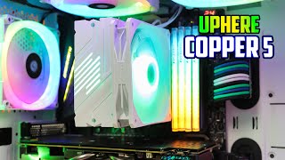 30 CPU Cooler  UpHere Copper 5 Review [upl. by Kcinemod647]