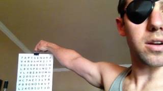 Amblyopia Lazy eye strength training exercises  Part 1 [upl. by Chenee723]