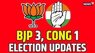 Assembly Election Results LIVE  Election Results Live  BJP Vs Congress  Election Updates  N18L [upl. by Stegman]