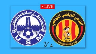 Esperance Sportive de Tunisia vs U S Monastir Live football match today Tunisian Professional league [upl. by Lucille]