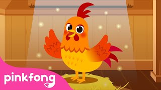 The Rooster Song  Farm Animals  Nursery Rhymes for Kids  Animal Songs  Pinkfong Songs [upl. by Anaitsirc50]