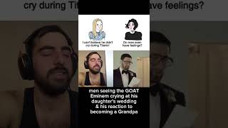 Reacting to EMINEM Crying 😭 EdoubleDie Eminem Hailie slimshady GOAT wedding grandpa cry men [upl. by Dupaix]