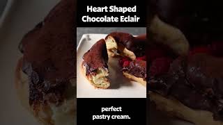 HeartShaped Chocolate Eclair Valentines Day [upl. by Ayom]