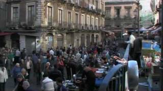 Catania market place [upl. by Anaugal362]