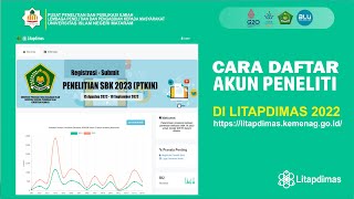 Cara daftar akun peneliti di LITAPDIMAS 2022 [upl. by Ciapas]