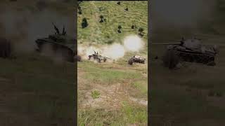 t55 tank vs t72 tank battle shorts short [upl. by Citarella]