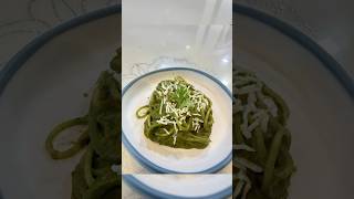 Pesto spaghetti food shorts cooking italy healthy [upl. by Lothario]