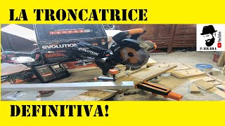 Troncatrice Evolution x legno e metallo R185smsLi Recensione e test [upl. by Levram376]