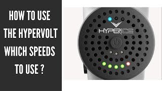 How to use the Hypervolt  Which speeds or vibration settings to use  Massage Gun Techniques [upl. by Atnahsal]