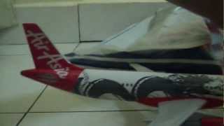 AirAsia A320200 Dragon Livery Unbox [upl. by Jarv]