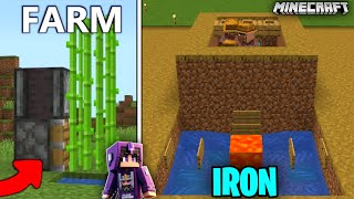 3 Easy Minecraft Farms You NEED to Build First [upl. by Yann]