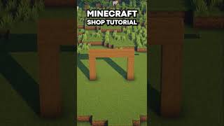 Minecraft Simple Shop Tutorial🔥 minecraft minecrafttutorial minecraftbuilds [upl. by Fried]