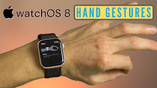 How to Enable Apple WatchOS 8 Assistive Touch to Use Hand Gestures [upl. by Omrelliug]