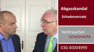 Abgasskandal  Anspruch auf Schadensersatz  Interview mit Verbraucheranwalt Jochen Resch [upl. by Anai388]