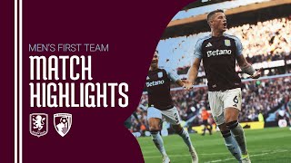 HIGHLIGHTS  Aston Villa 11 Bournemouth [upl. by Volotta266]