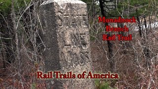 Rail Trails of America  Monadnock Branch Trail  Jaffrey to Rindge NH [upl. by Lower167]