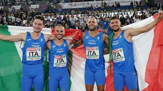 Italia medaglia doro 🏅 4x100  Europei atletica 2024 [upl. by Leay]