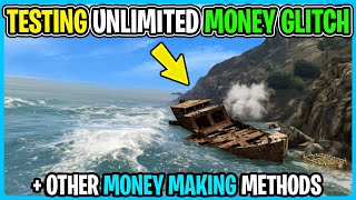 Mythbusting GTA Weekly update Money Methods Unlimited Money Glitch [upl. by Irpac]