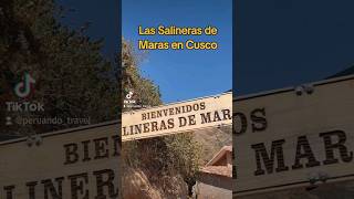 Conociendo las Salineras de Maras en Cusco Sabias que todo inicia desde un manantial [upl. by Garrot]