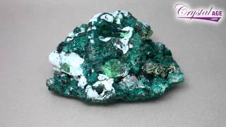 Dioptase amp Shattuckite Healing Mineral  MDT059 [upl. by Huff]